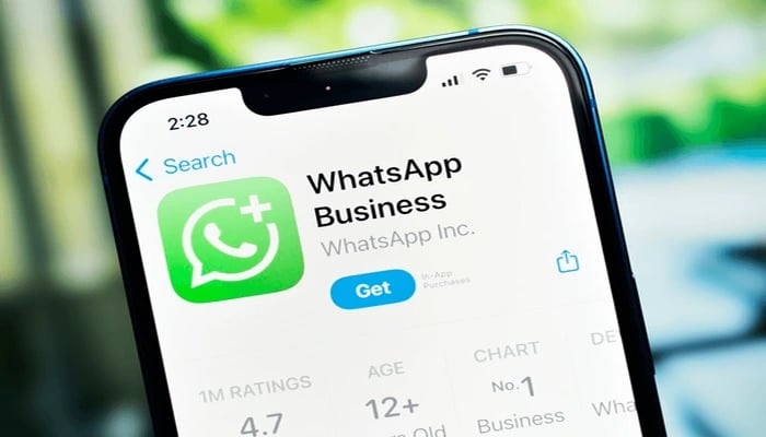 An undated image shows WhatsApp Business on the App Store. — Shutterstock