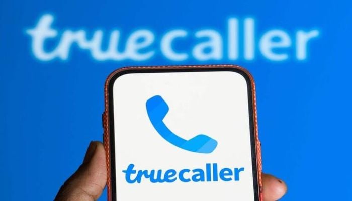 An undated image of Truecaller app. — Getty Images
