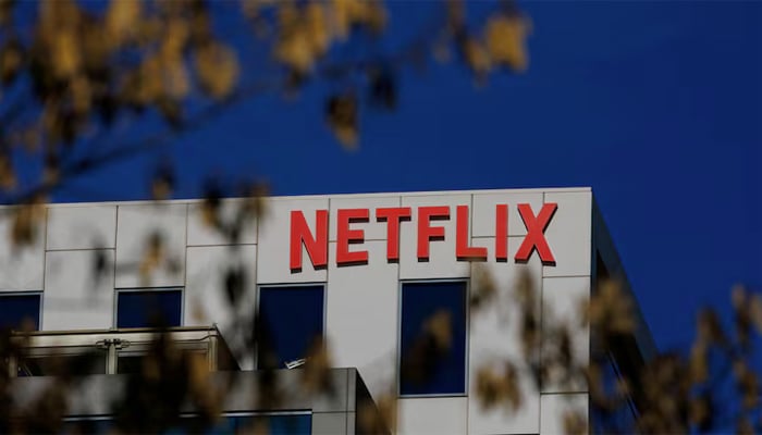 Netflix logo is shown on one of their buildings in Hollywood neighborhood of Los Angeles, California, US, December 2, 2025. — Reuters