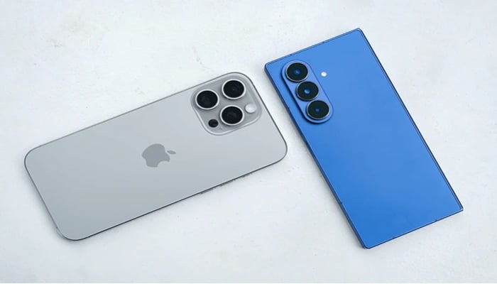 An undated image of iPhone and Android phone. — Shutterstock