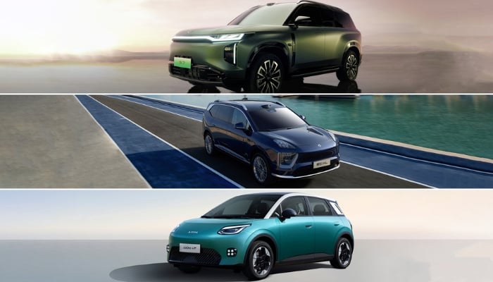 An undated image of GAC vehicles. — GAC Motors