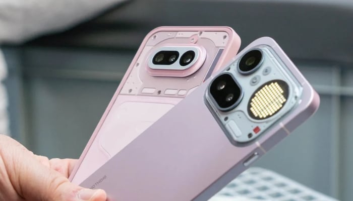 An undated image of Nothing Phone (4a) series. — Nothing