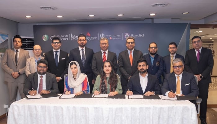 rAn image shows MoU signing between different financial institutions. — Supplied