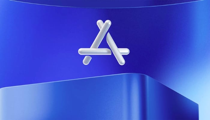 An undated image shows App Store logo. — Apple