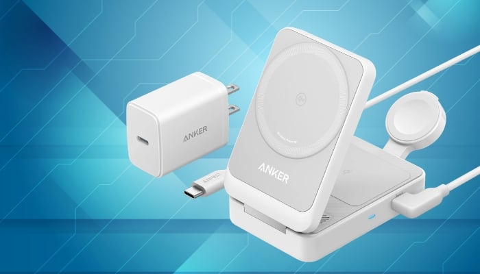 An undated image of Anker MagGo 3 in 1 charging station. — Anker/Canva