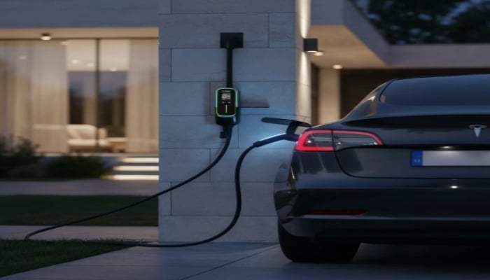 An undated image shows ELEGRP Level 2 EV charger. — ELEGRP Store