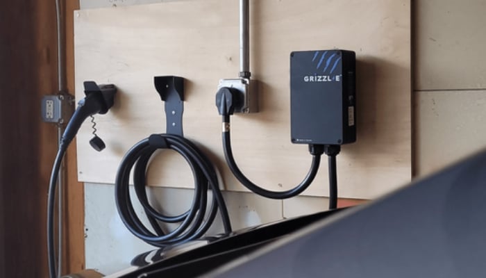 An undated image shows Grizzl-E Classic Level 2 EV charger. — Grizzl-E