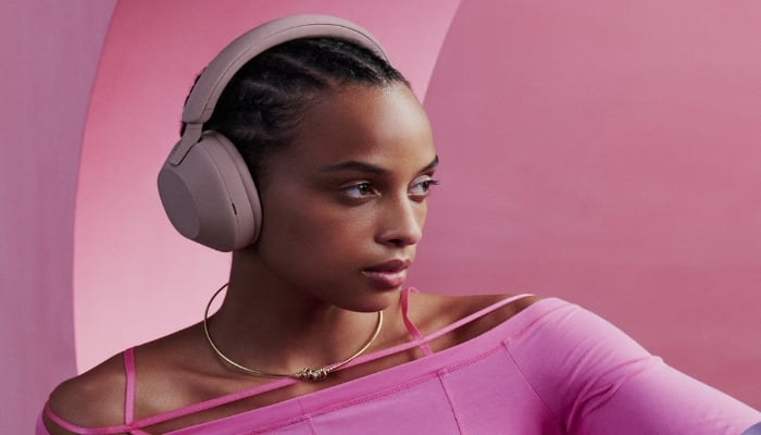 An undated image of Sony WH-1000XM5 Premium Noise Canceling Headphones. — Sony