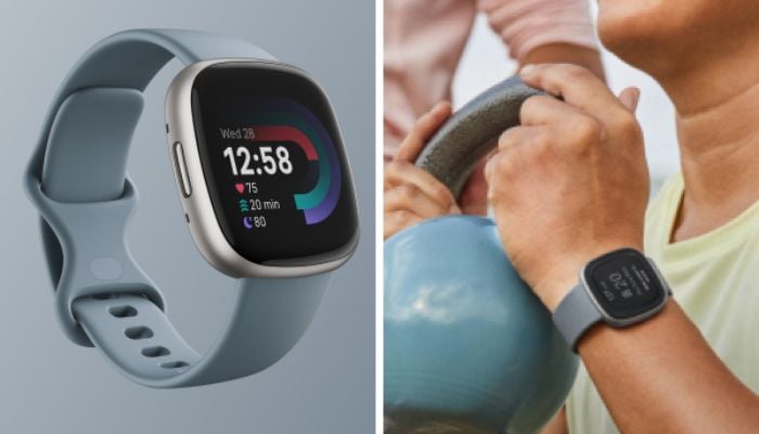 An undated image of Fitbit Versa 4. — Amazon