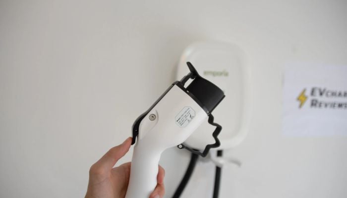 An undated image of Emporia Level 2 EV Charger. — Emporia