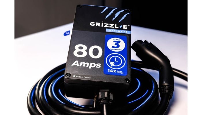 An undated image of Grizzl-E Ultimate Level 2 Fastest 80A EV Charger. — Grizzl-E