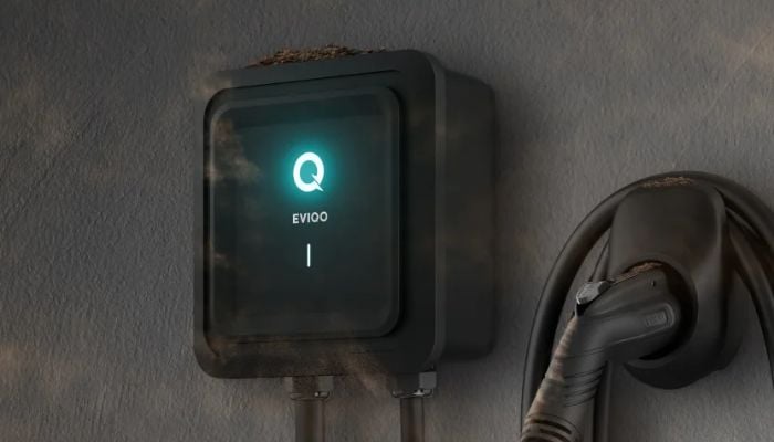 An undated image of EVIQO Level 2 EV Charger. — EVIQO