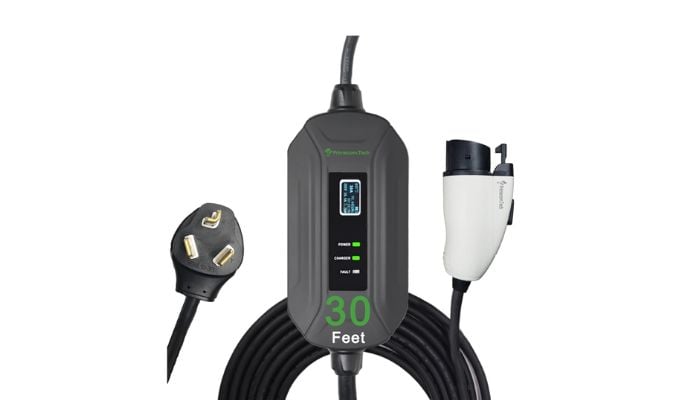 An undated image of Primecom Level 2 EV Charger. — PRIMECOM