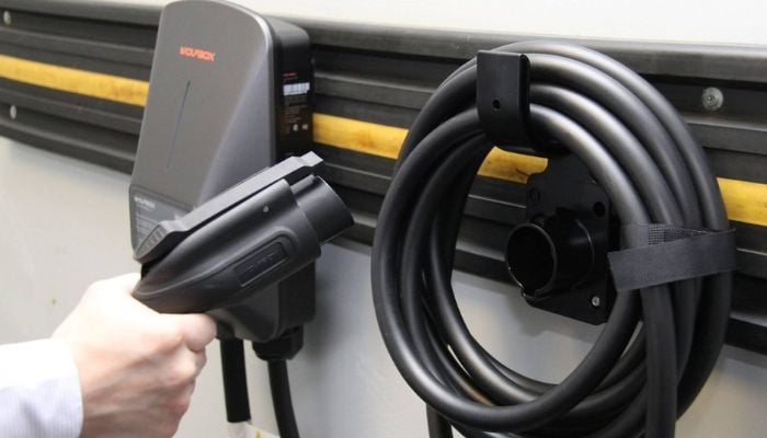 An undated image of Wolfbox Level 2 EV Charger. — WOLFBOX