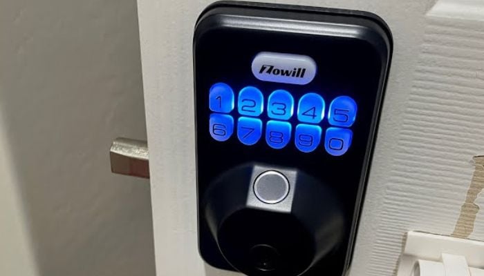 An undated image of Zowill Smart Door Lock Set. — Zowill