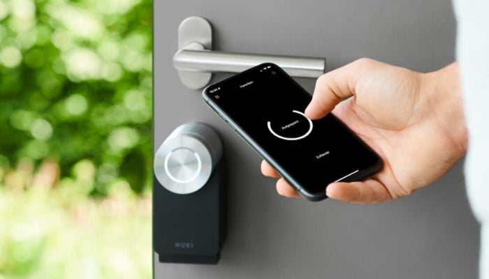 An undated image of Hunnay Smart Locks for Front Door. — Hunnay