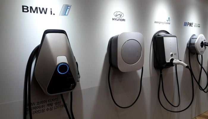 An undated image of EV charging stations. — DepositPhotos