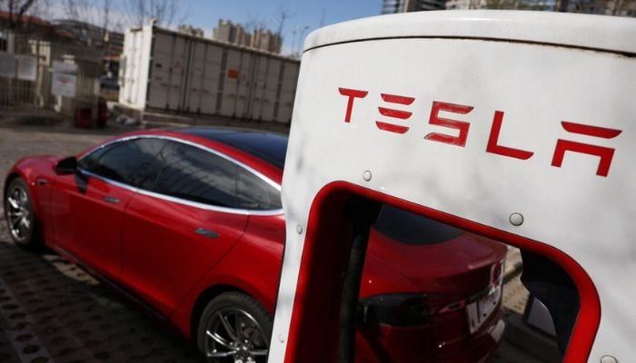 An undated image of a Tesla. — Reuters