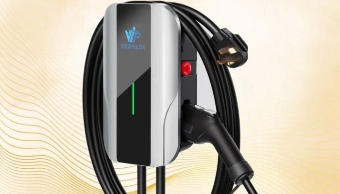 An undated image of VEIPHLOX Level 2 EV charger. — VEIPHLOX