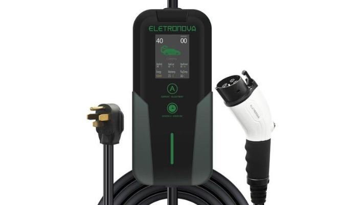 An undated image of Eletronova Level 2 EV Charger. — Eletronova
