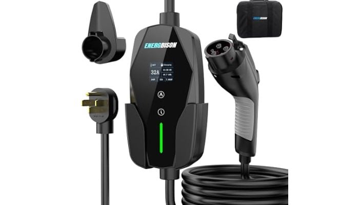 An undated image of Energbison Level 2 EV Charger. — Energbison