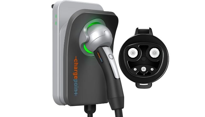 An undated image of ChargePoint EV charger. — ChargePoint