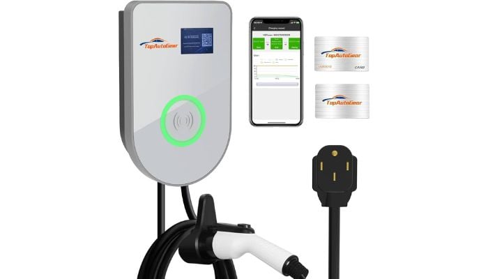 An undated image of TopAutoGear Level 2 EV Charger. — TopAutoGear