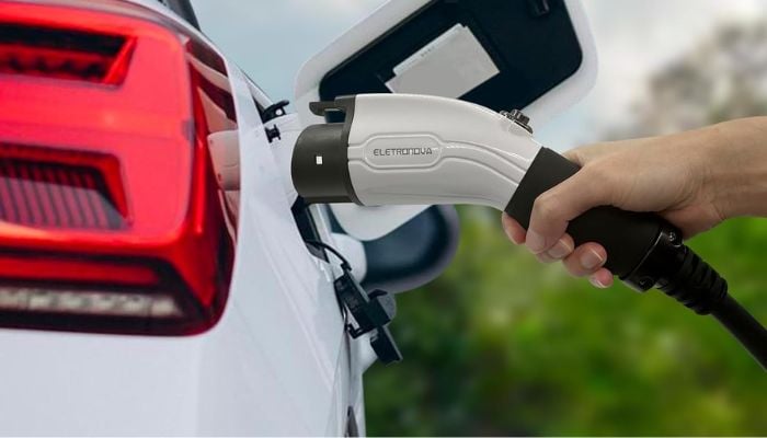 An undated image of Eletronova Level 2 40A EV Charger. — Eletronova