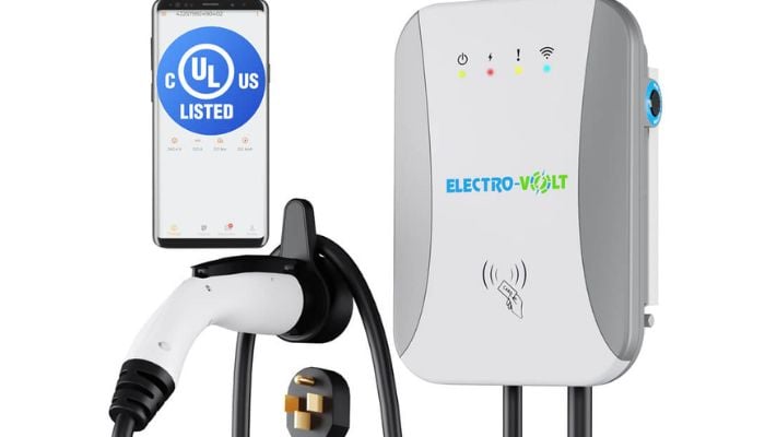 An undated image of Electro-Volt Level 2 EV Charger. — Electro-Volt