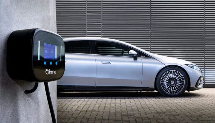 An undated image of an EV charger. — Ohme