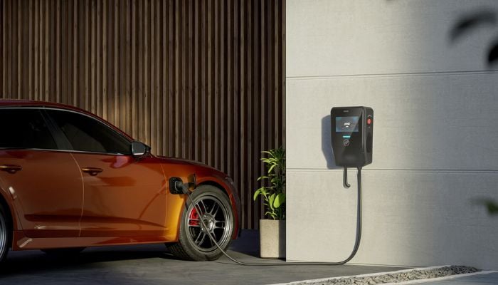 An undated image of MSI smart EV charger. — MSI