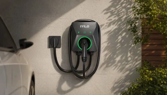 An undated image of IYILO Level 2 Smart EV Charger. — IYILO