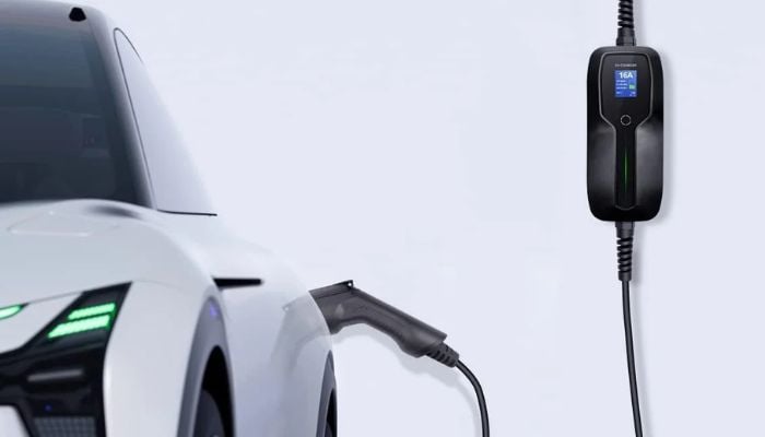 An undated image of Morec 15A Level 1 EV Charger. — Morec