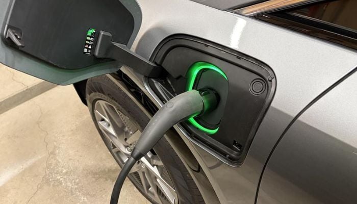 An undated image of Lectron NACS EV charging adapter. — Lectron