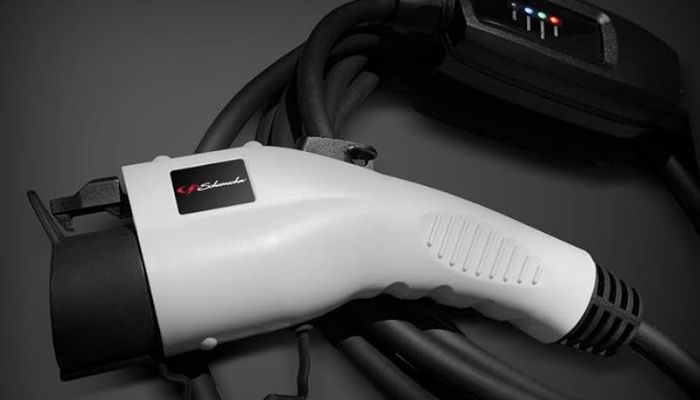 An undated image of Schumacher Electric Level 1 EV Charger. — Schumacher
