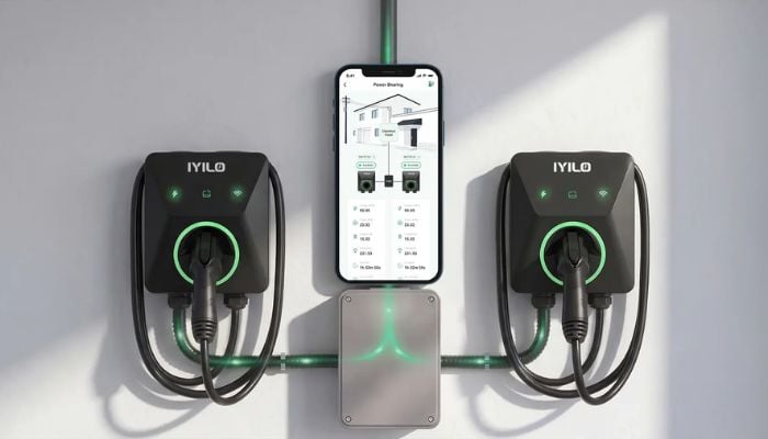 An undated image of IYILO Level 2 Smart EV Charger. — IYILO