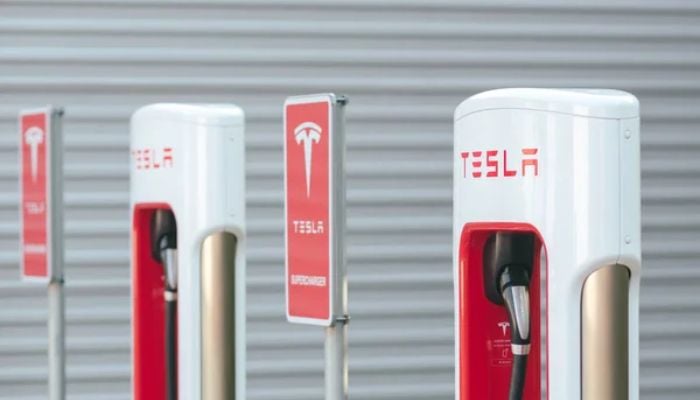 An undated image of Tesla Supercharger. — DepositPhotos