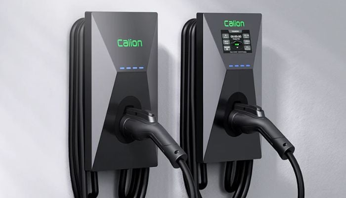 An undated image of Calion Level 2 EV Portable Charger. — Calion