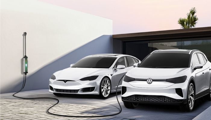 An undated image of Romaa Level 2 Smart EV charger. — Romaa
