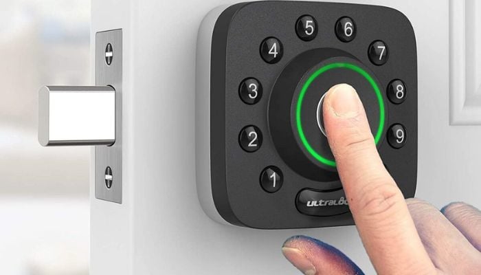 An undated image of ULTRALOQ U-Bolt Pro WiFi Smart Lock. — ULTRALOQ