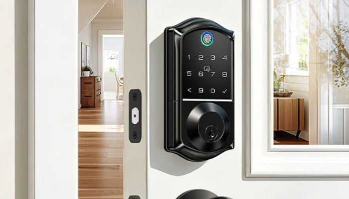 An undated image of Veise VE017 Smart Door Lock. — Veise