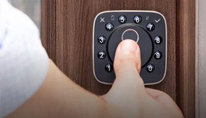 An undated image of ULTRALOQ U-Bolt Pro WiFi Smart Lock. — ULTRALOQ