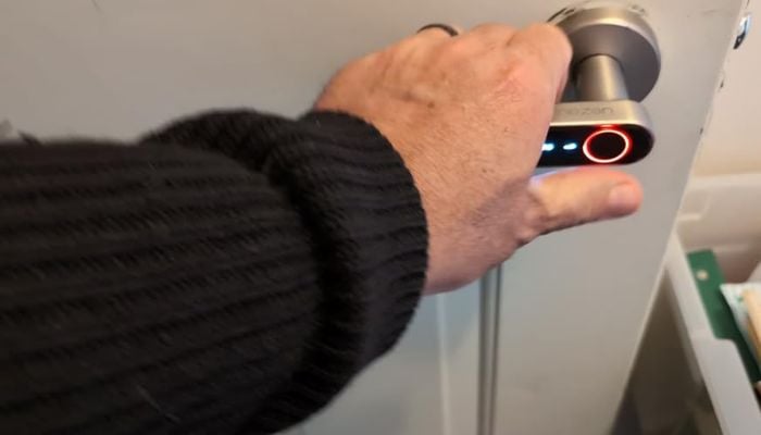 An undated image of TMEZON Smart Door Lock. — TMEZON