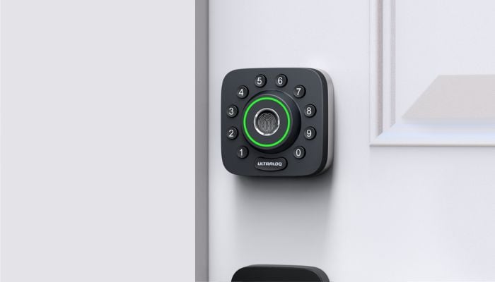 An undated image of ULTRALOQ U-Bolt Smart Lock. — ULTRALOQ