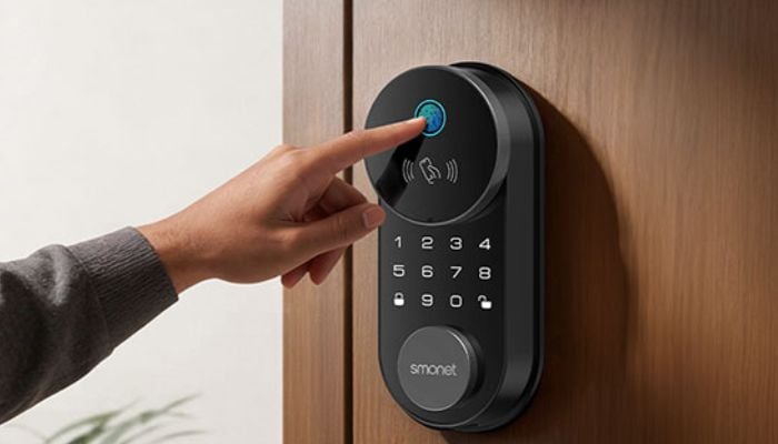 An undated image of SMONET AH1 Key Smart Lock. — SMONET