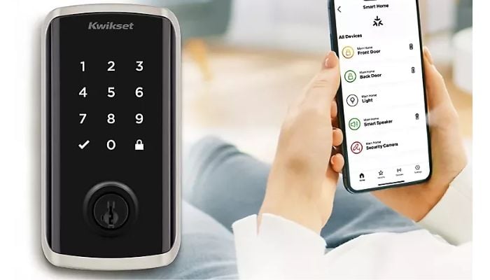 An undated image of Kwikset Halo Select Smart Lock. — Kwikset