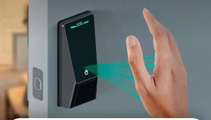An undated image of Wyze Palm Smart Door Lock. — Wyze