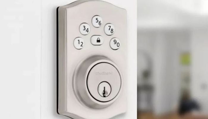 An undated image of Kwikset Powerbolt 240 Electronic Deadbolt. — Kwikset