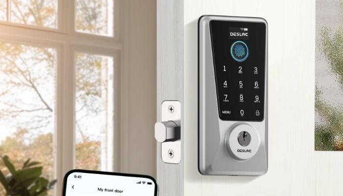 An undated image of DESLOC Smart Lock D110 Plus. — DESLOC
