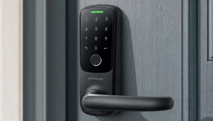 An undated image of ULTRALOQ Upgrade Bolt NFC Smart Door Lock. — ULTRALOQ